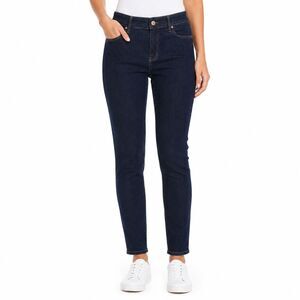 Chico's Slim Ankle Jeans Size 1P (8P) Stretch Inner Elastic Waistband 2 in